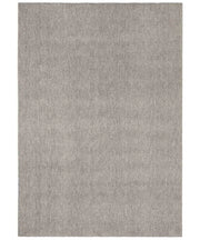 Tappeto FEEL GRIGIO MELANGE cm.120x170 tinta unita moderno, pelo morbido resistente e lavabile in lavatrice