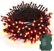 Decorazioni per Halloween - Illuminazione esterna - 200 led - Arancione - Catena di luce decorativa - Illuminazione per feste - Adatta per giardino e esterno