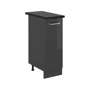 Armadio cucina dispensa alto R-Line Antracite lucido/Antracite 30 cm, PL Antracite Vicco