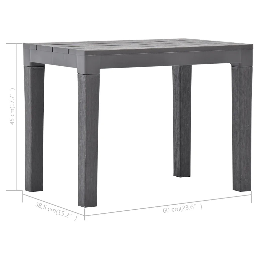 Panchine da Giardino | Panca da Giardino 2 pz Mocca in Plastica