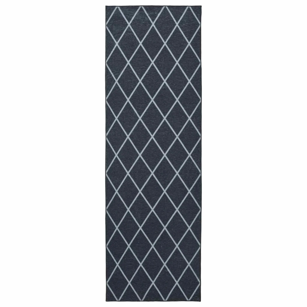 Runner Tappeto ORIZ 1150 gsm Motivo in rete nera 42045501
