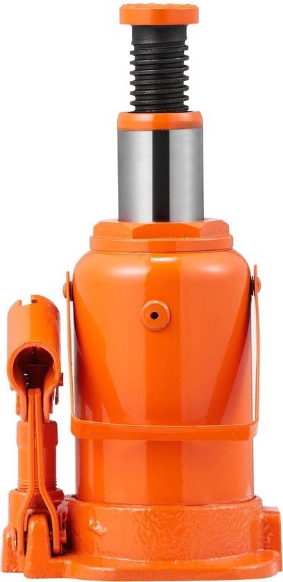 Cric - Cric Hydraulico - 12 Ton - Portata 19cm-35,5cm - Maniglia Lunga 60cm - Per Auto - Arancione