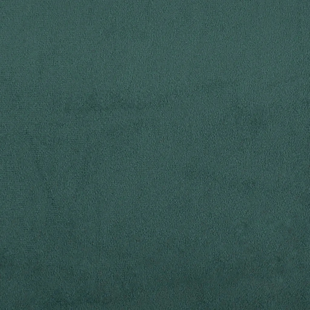 Poltroncina con Poggiapiedi Verde Scuro 60 cm in Velluto CFW9068103