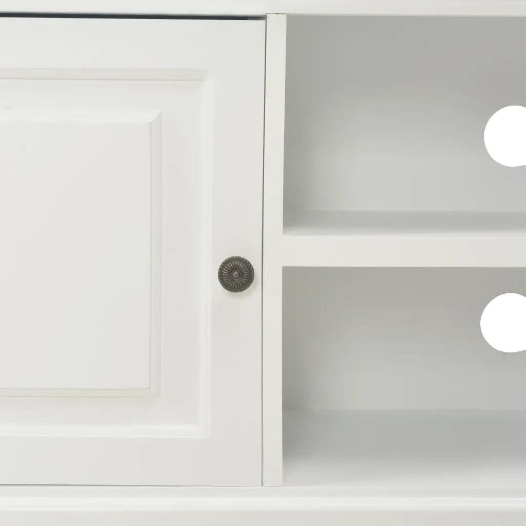 Mobile TV Bianco 90x30x40 cm in Legno 249878