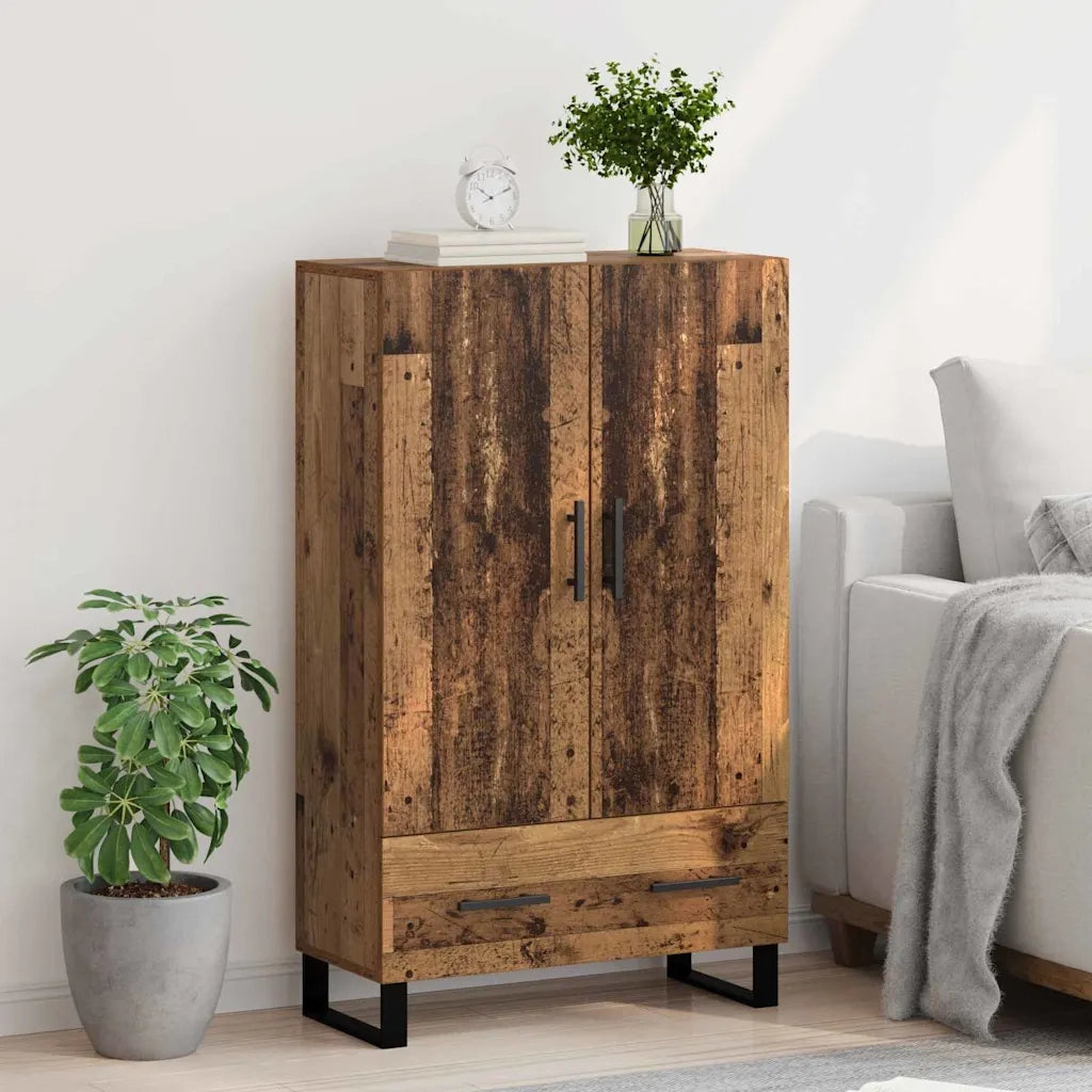 Credenza | Madia | Buffet da pranzo | Armadio da pranzo Legno vecchio 69,5 x 30 x 115 cm Legno multistrato