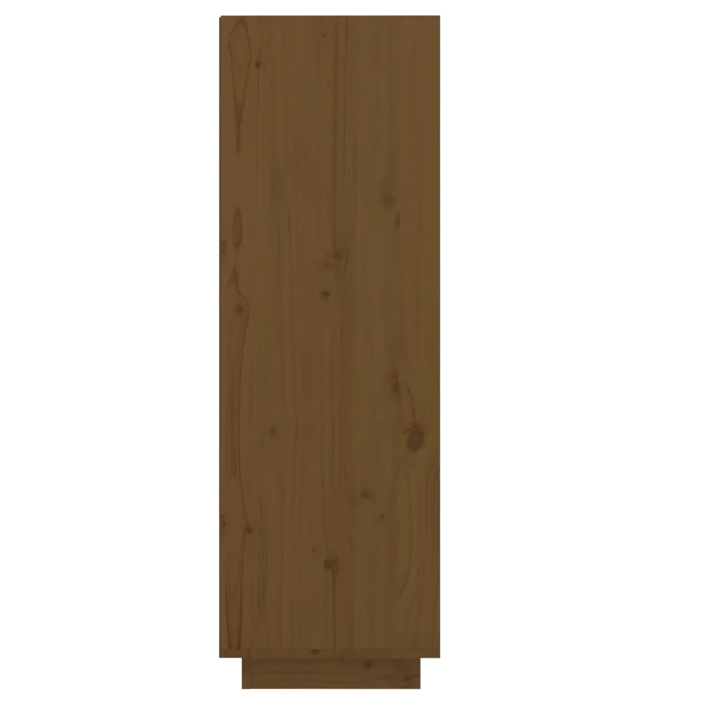 Scarpiera Marrone Miele 34x30x105 cm in Legno Massello di Pino