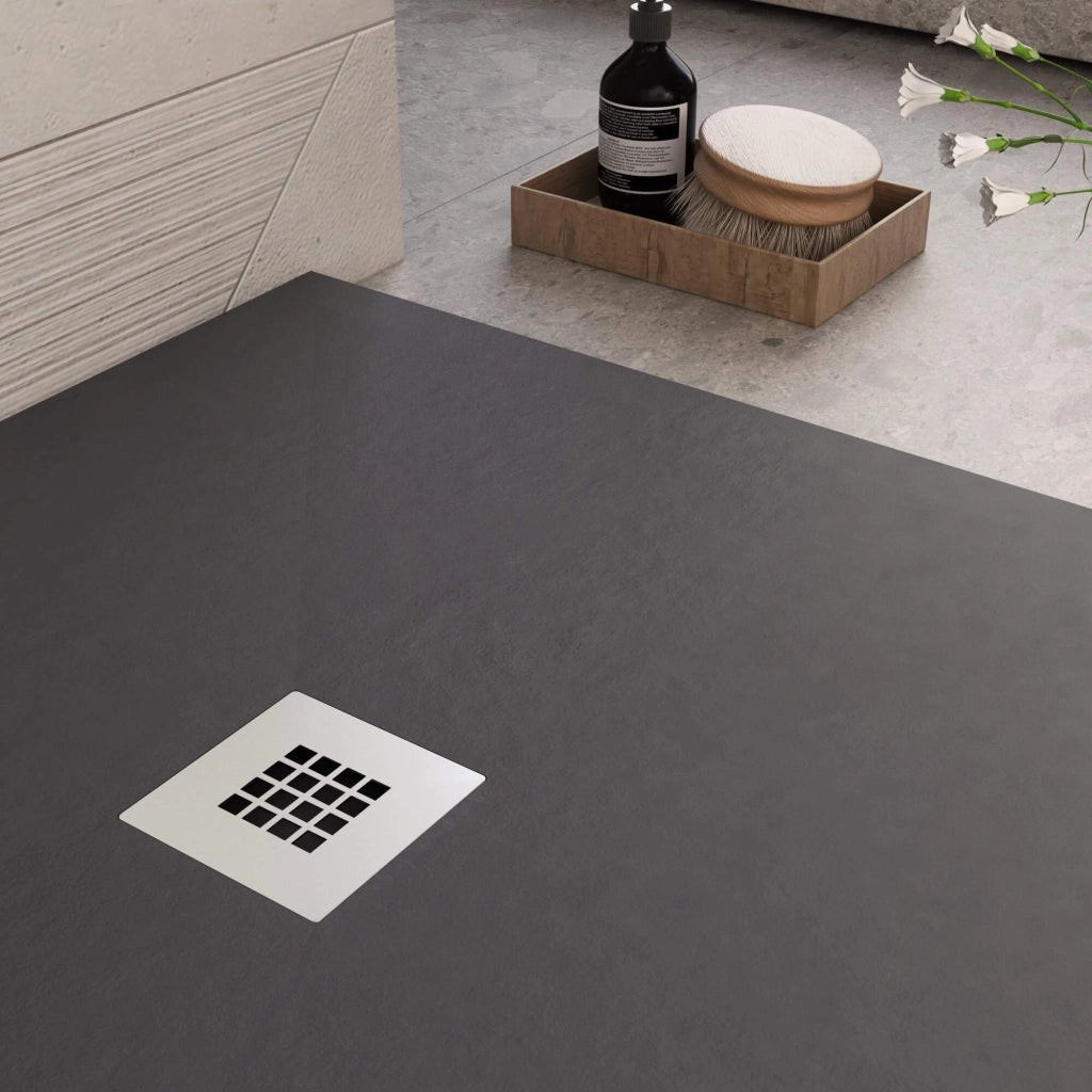 Piatto Doccia in Pietra 75x190 cm Bonussi Ardesia Everest Nero