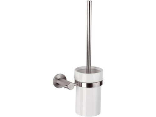 Portascopino ceramica - serie minimal inox