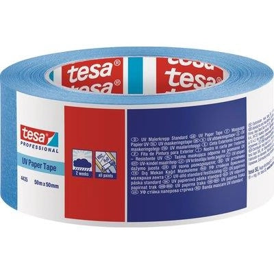 NASTRO CARTA ESTERNI BLU 4435 TESA - MM 50 ML 50- 6 pezzi