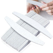 Set 50 lime mezza luna bilaterale grana 100/180 per ricostruzione unghie nail