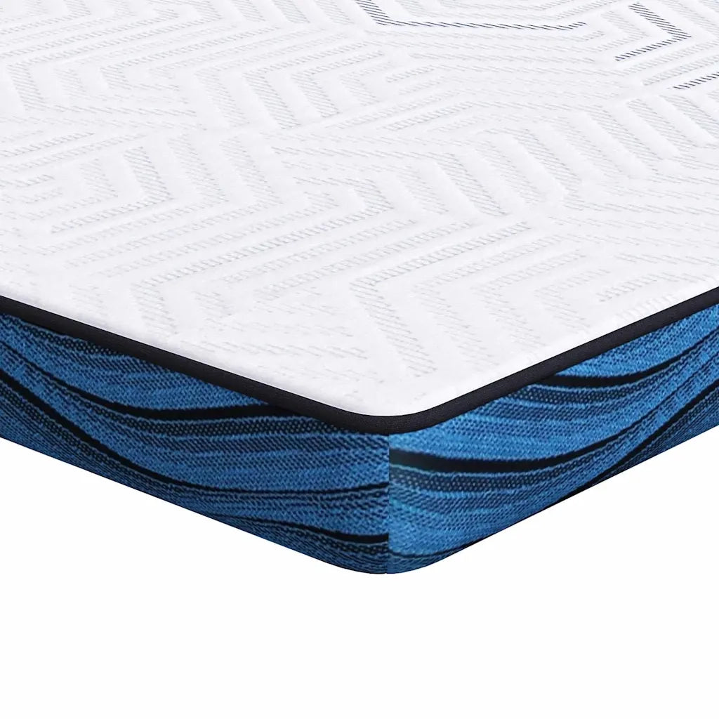 Topper per materasso Bianco 140 x 190 cm Tessuto Jacquard CFW3929590