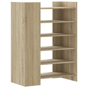 Scarpiera | Mobile per scarpe Rovere Sonoma 74,5x37,5x100 cm in Legno Multistrato