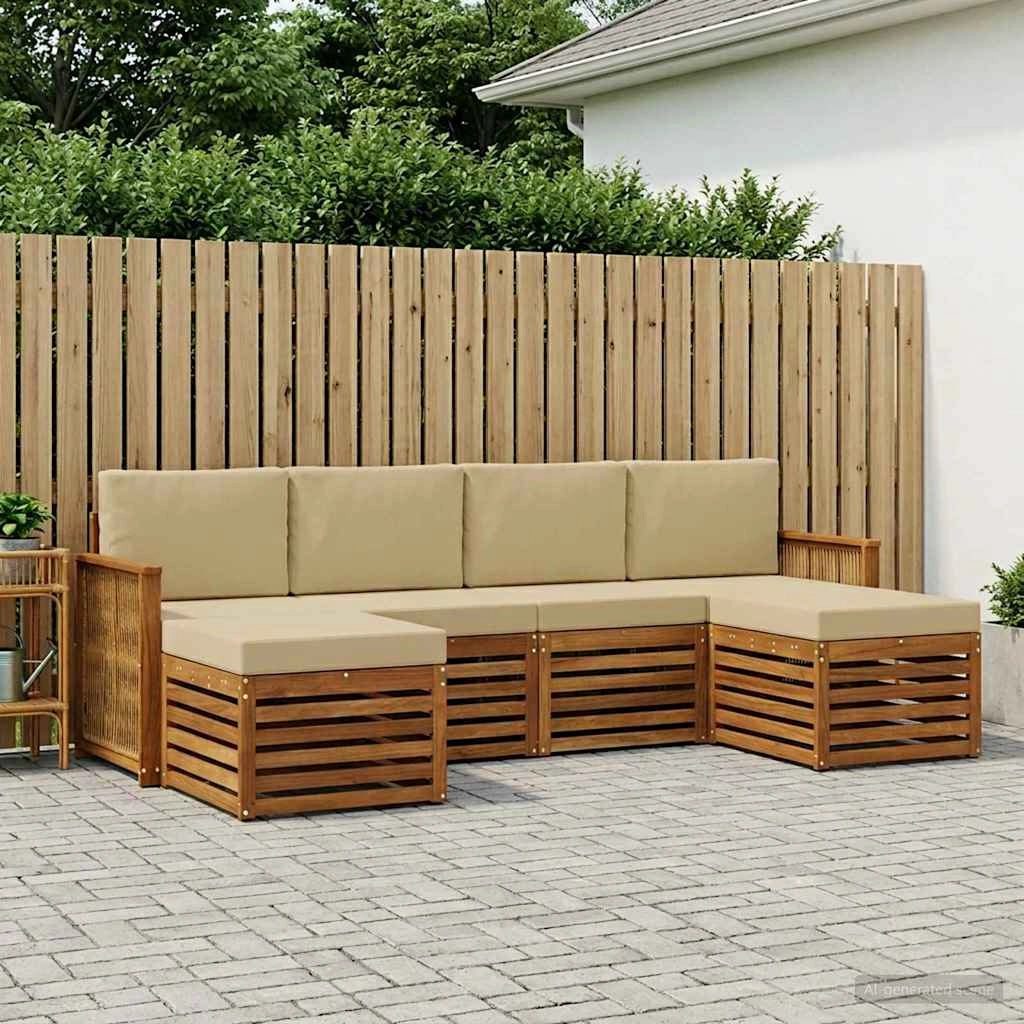 Set di divani da esterno 5 pz 3384689