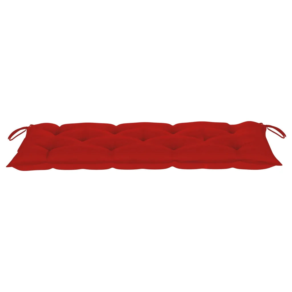 Panca da Giardino con Cuscino 120 cm in BambÃ¹
