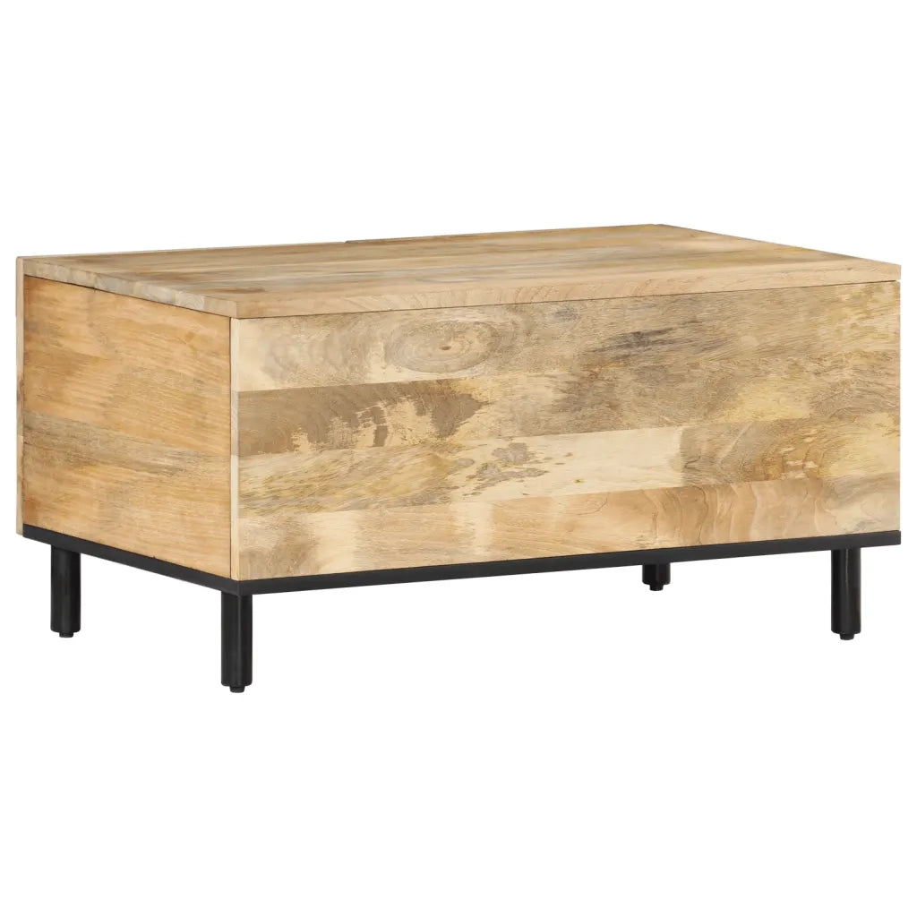 Tavolino da Salotto 80x50x40 cm Legno Massello di Mango 358217