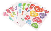 Decorazioni per Finestre - Stickers con Disegni di Cuori - Per Ramen e Specchi - Facili da Applicare e Rimuovere - Reutilizzabili - Decorazioni Stazionarie
