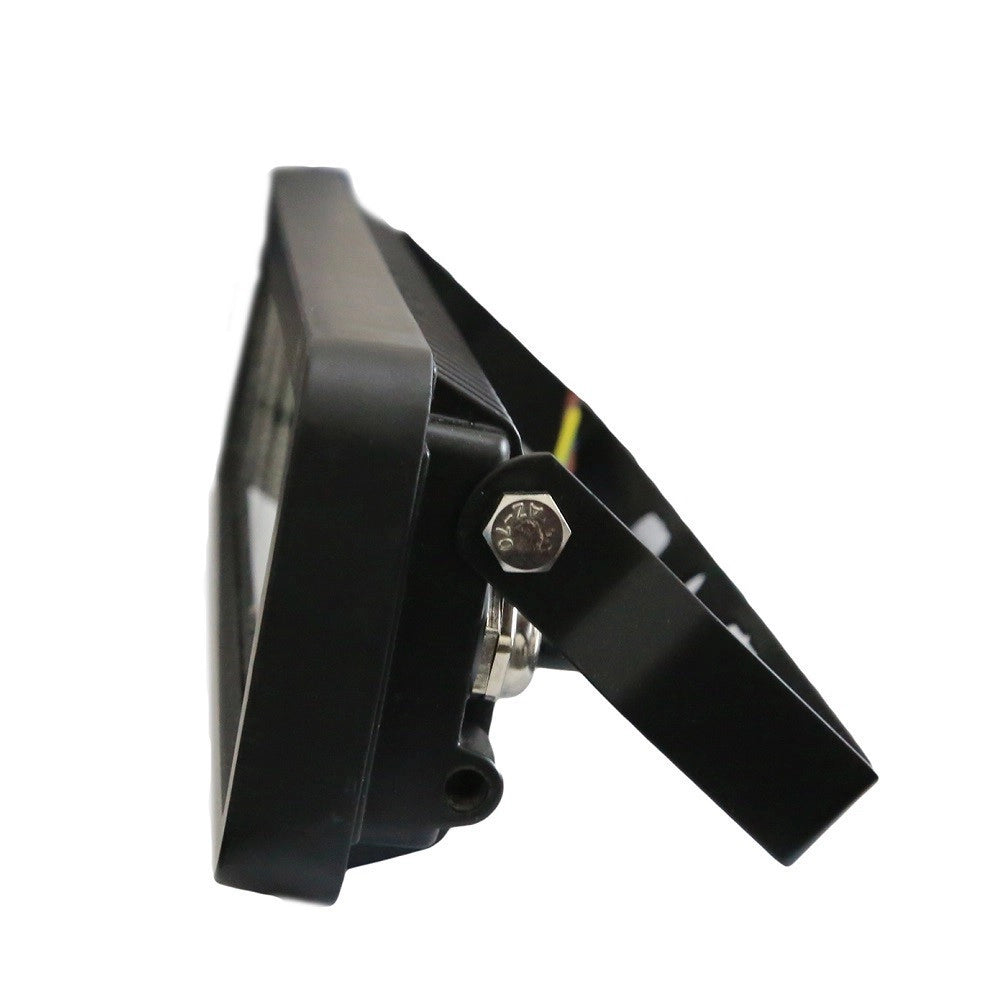 Trade Shop - Faro A Led Da Esterno Slim Faretto Sottile Ip65 50 Watt Led Flood Con Staffa - -bianco Caldo      -