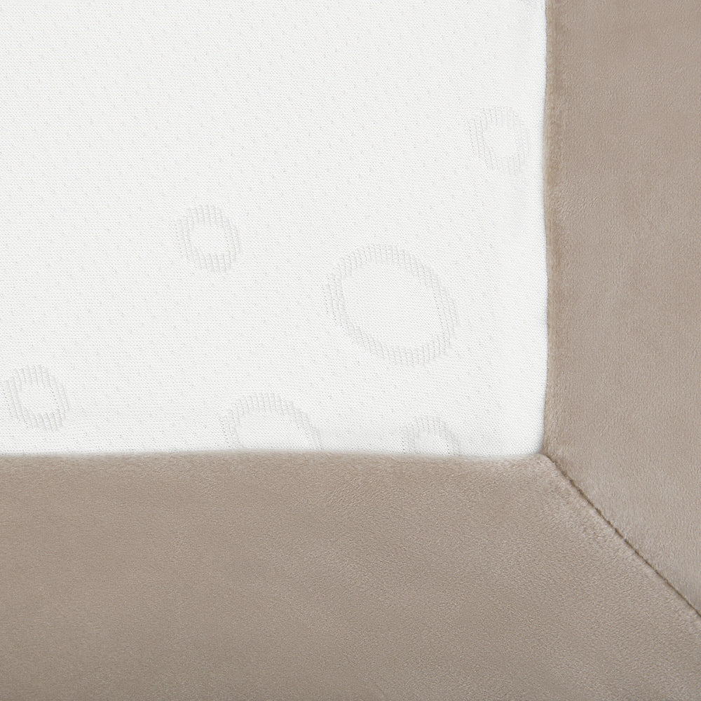 Letto Beige Velluto 160 x 200 cm Imbottito Struttura con Poggiatesta e Materasso