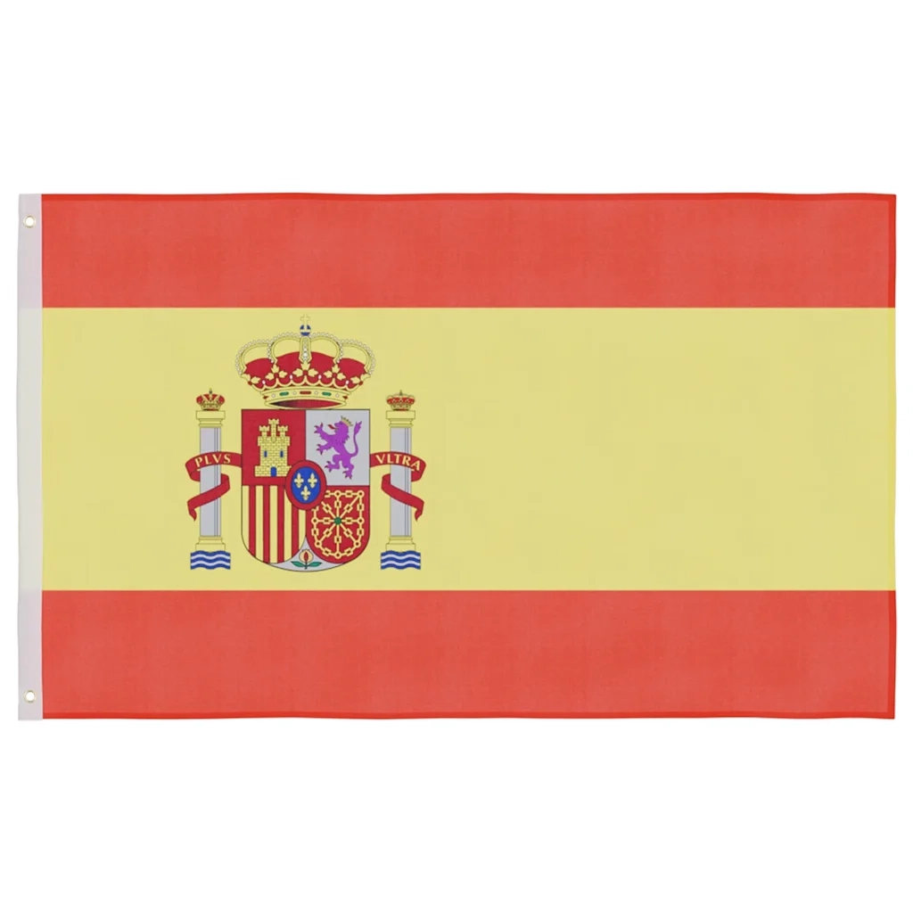 Asta e Bandiera Spagna 5,5 m Alluminio 3147138