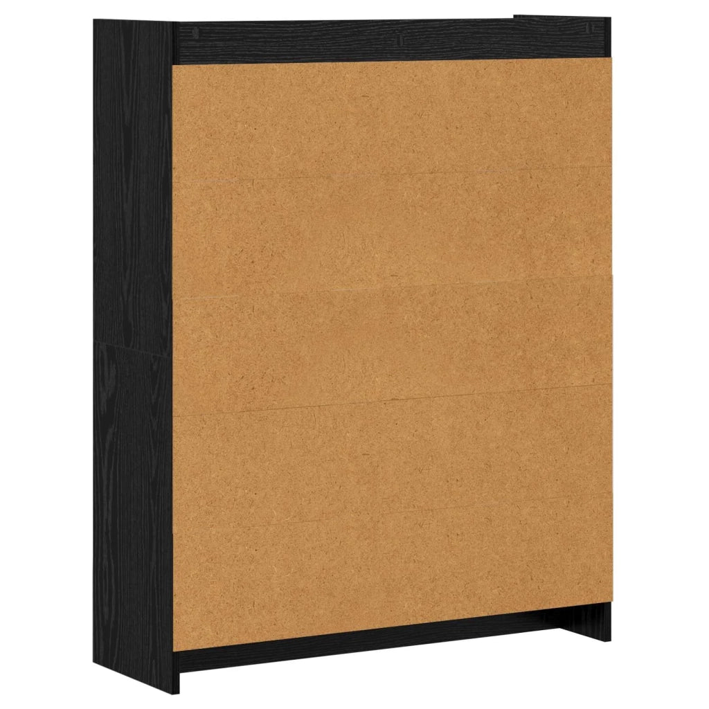 Libreria Rovere Nero 87,5 x 30 x 111 cm Legno ingegnerizzato 8011292