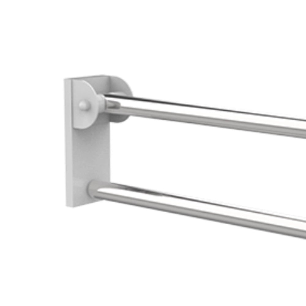 Maniglione barra ribaltabile cm 62 removibile inox