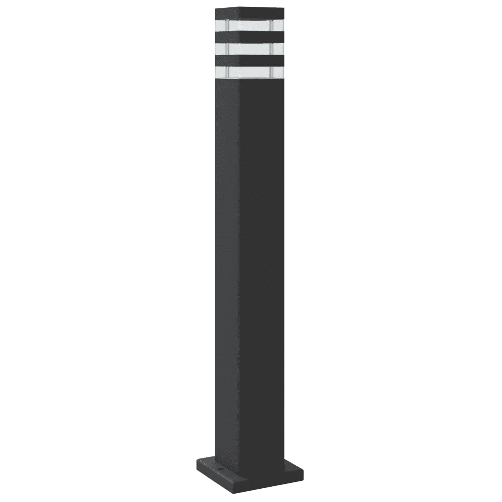 Lampade da Terra per Esterni 3 pz Nere 80 cm in Alluminio CFW1031843