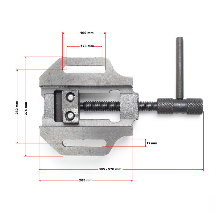 Morsa da banco 200mm Morsa da tavolo per macchine