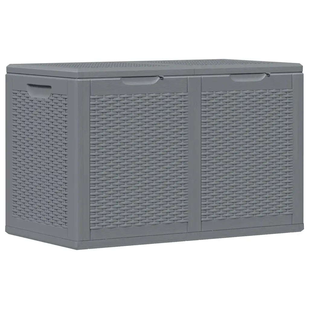 Contenitore da Giardino Grigio in Rattan PP 180 L 364060
