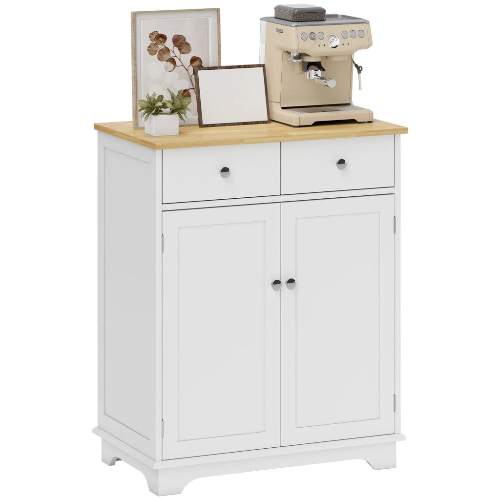 Credenza Bassa ¨C zephmum ¨C Bianco e Legno