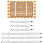 Clip per tappeto da tavolo per piatti spessi, 6 pezzi, clip per tappeto da tavolo adattabile per esterni, tappeto da tavolo per esterni, clip per tappeto da tavolo per piatti spessi