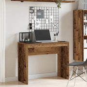 Scrivania-Scrivanie per ufficio e studio-Scrittoio Legno Antico 90x40x72 cm in Legno Multistrato