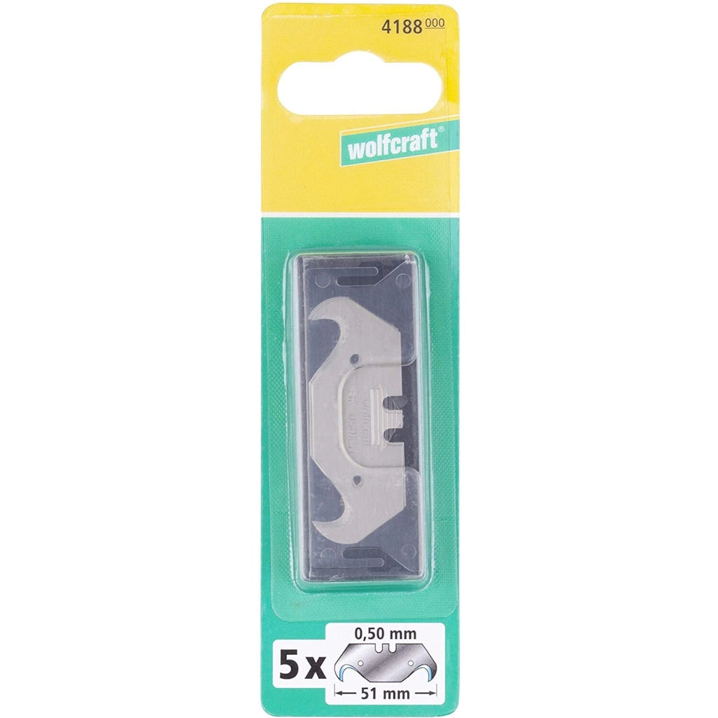 SET 5 LAME AD UNCINO 51MM