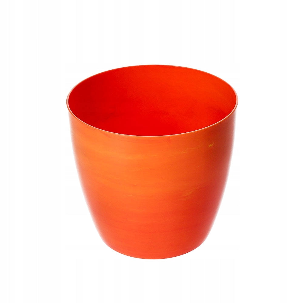 Coprivaso KADAX da 18 cm, vaso per fiori in marmo arancione, supporto per fiori da soggiorno