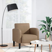 Divano Sedia con Braccioli Cappuccino 54 cm in Similpelle 4100533