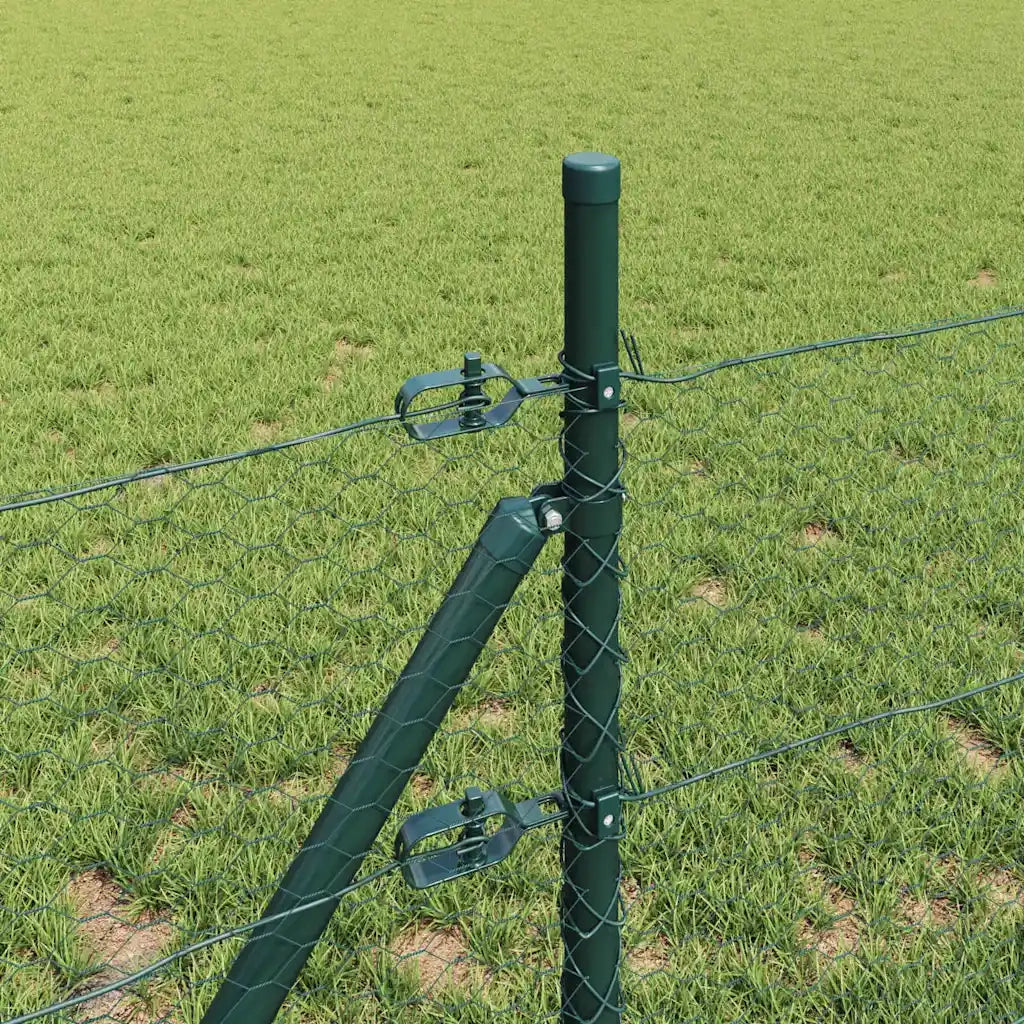 Palo della recinzione Verde 100 x 0,4 m (rete da 25 mm)