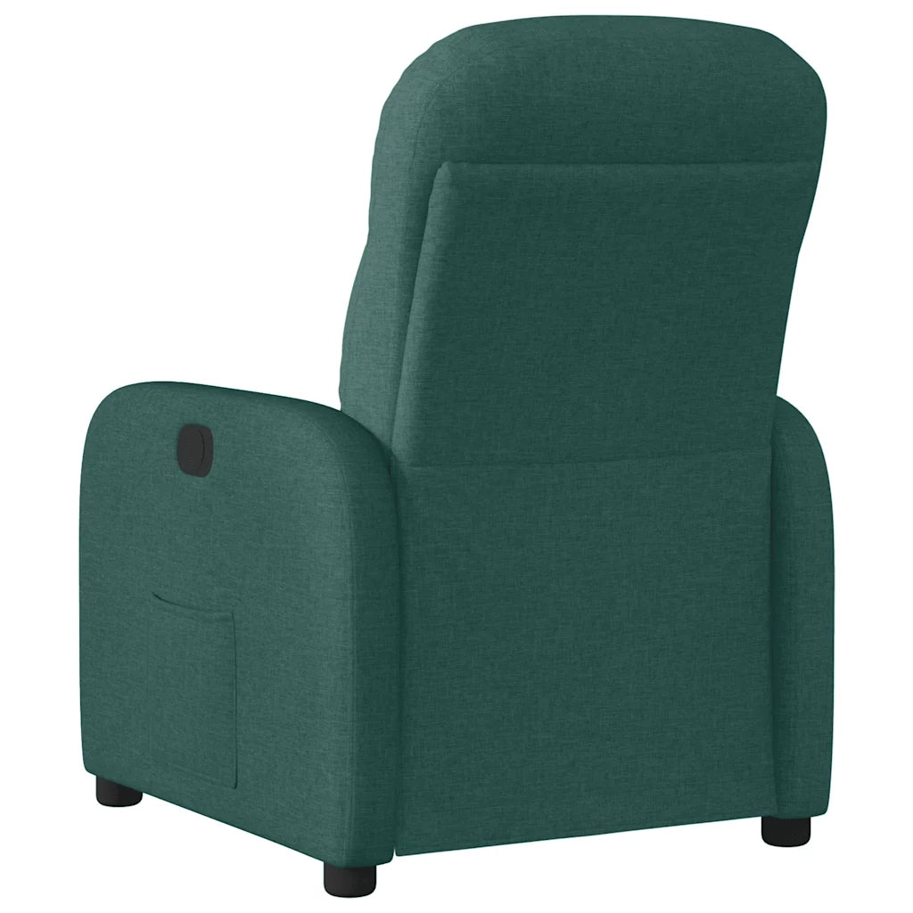 Divano Sedia-Poltrona Reclinabile in Tessuto Verde Scuro 528811