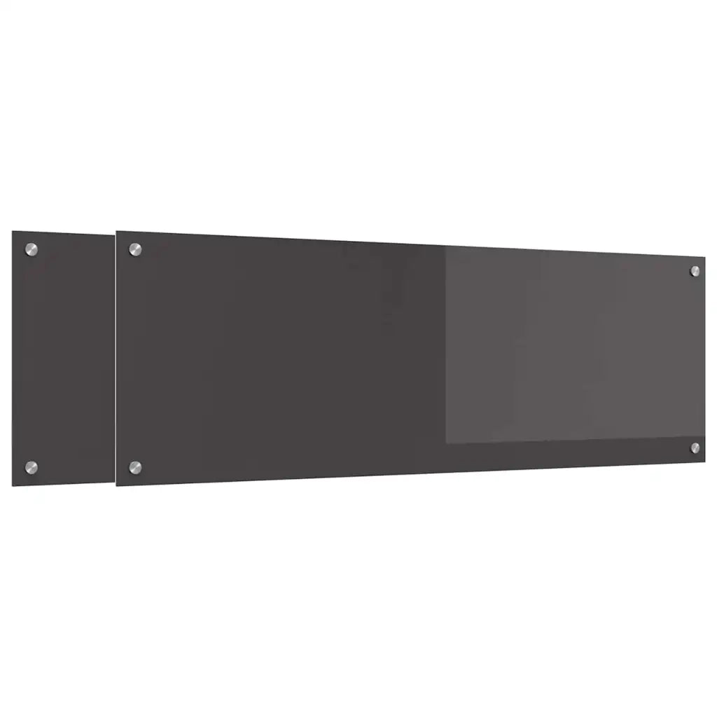 Rivestimento da Cucina 2 pcs Grigio scuro 120 x 40 cm 3415509