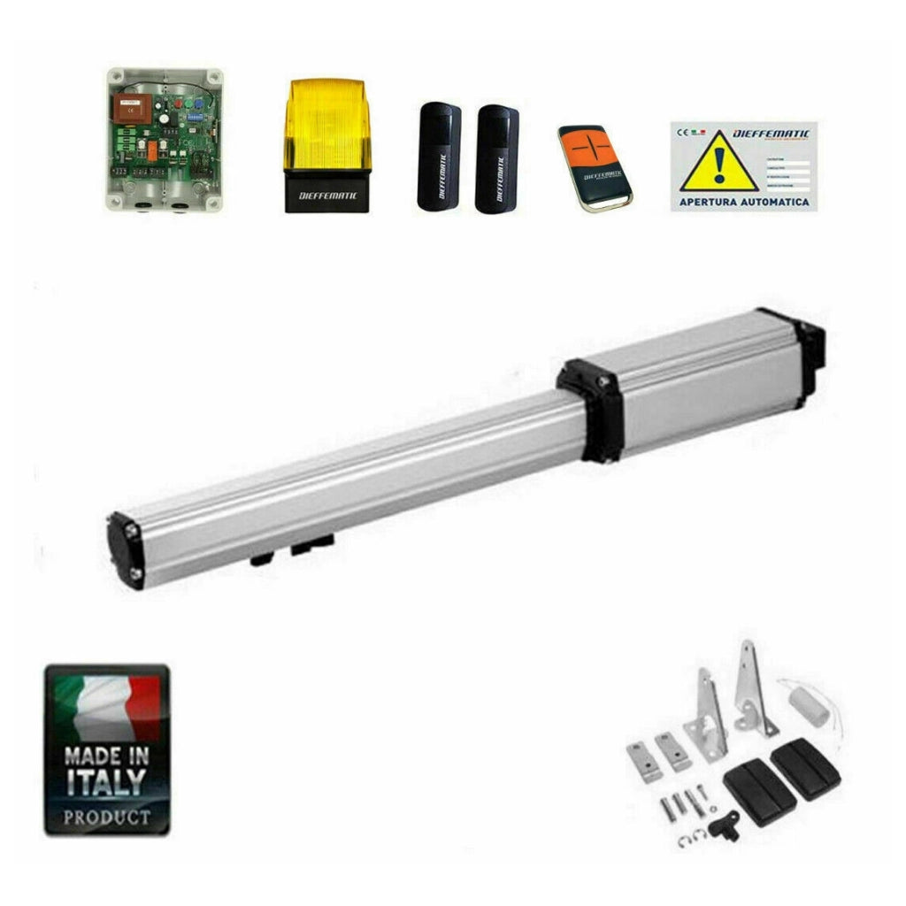 KIT BH 1 ANTA CORSA 300 24V AUTOMAZIONE CANCELLO BATTENTE AUTOMATISMO ELETTRICO