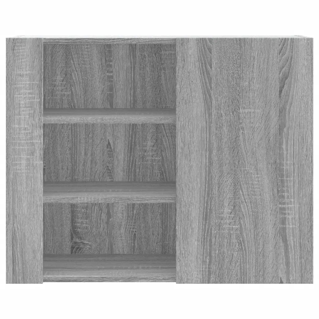 Armadietto a Muro Grigio Sonoma 75x35x60 cm in Truciolato 848428