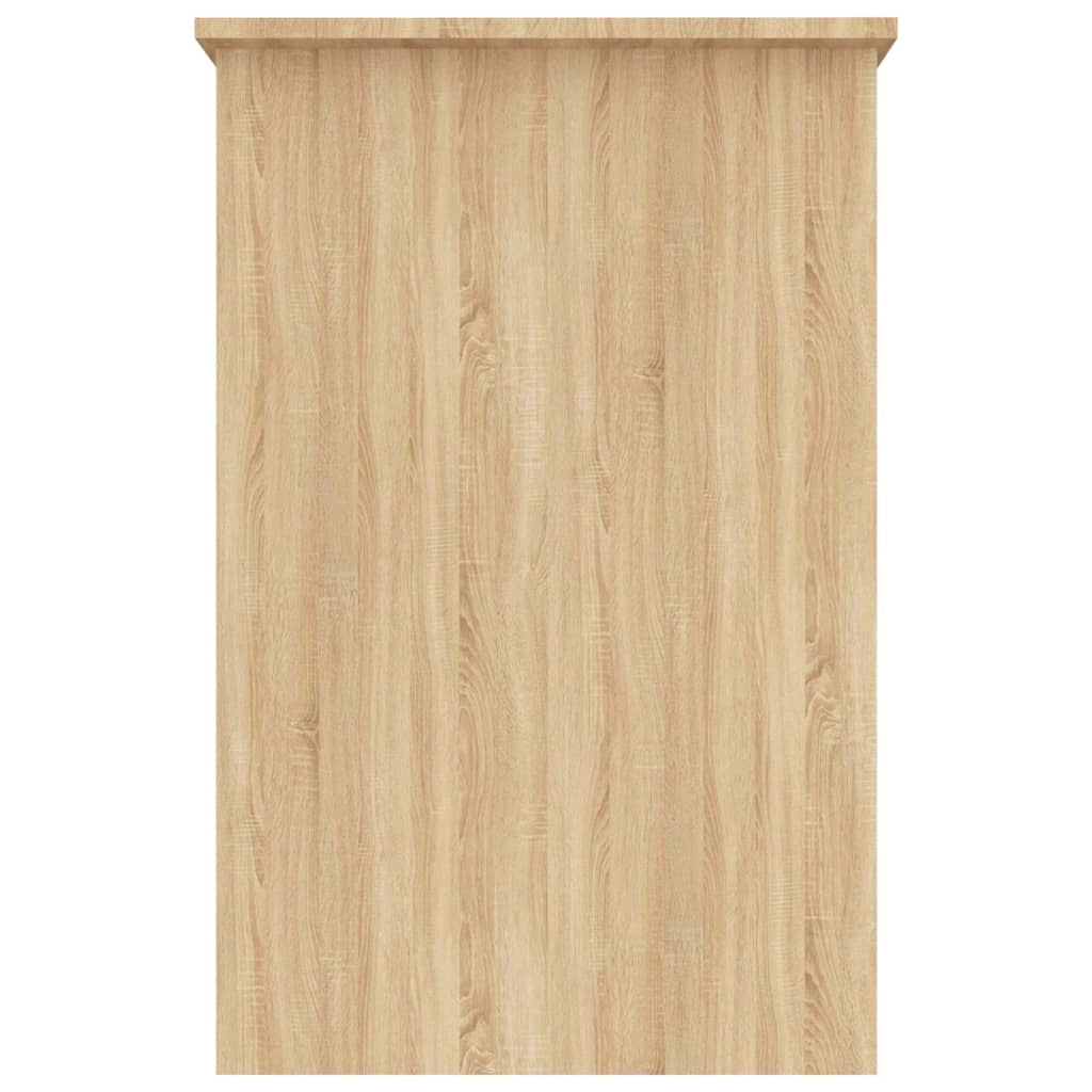 Scrivania tavolo postazione di lavoro mobile per computer studio rovere Sonoma 100 x 50 x 76 cm legno ingegnerizzato marrone 02_0023633