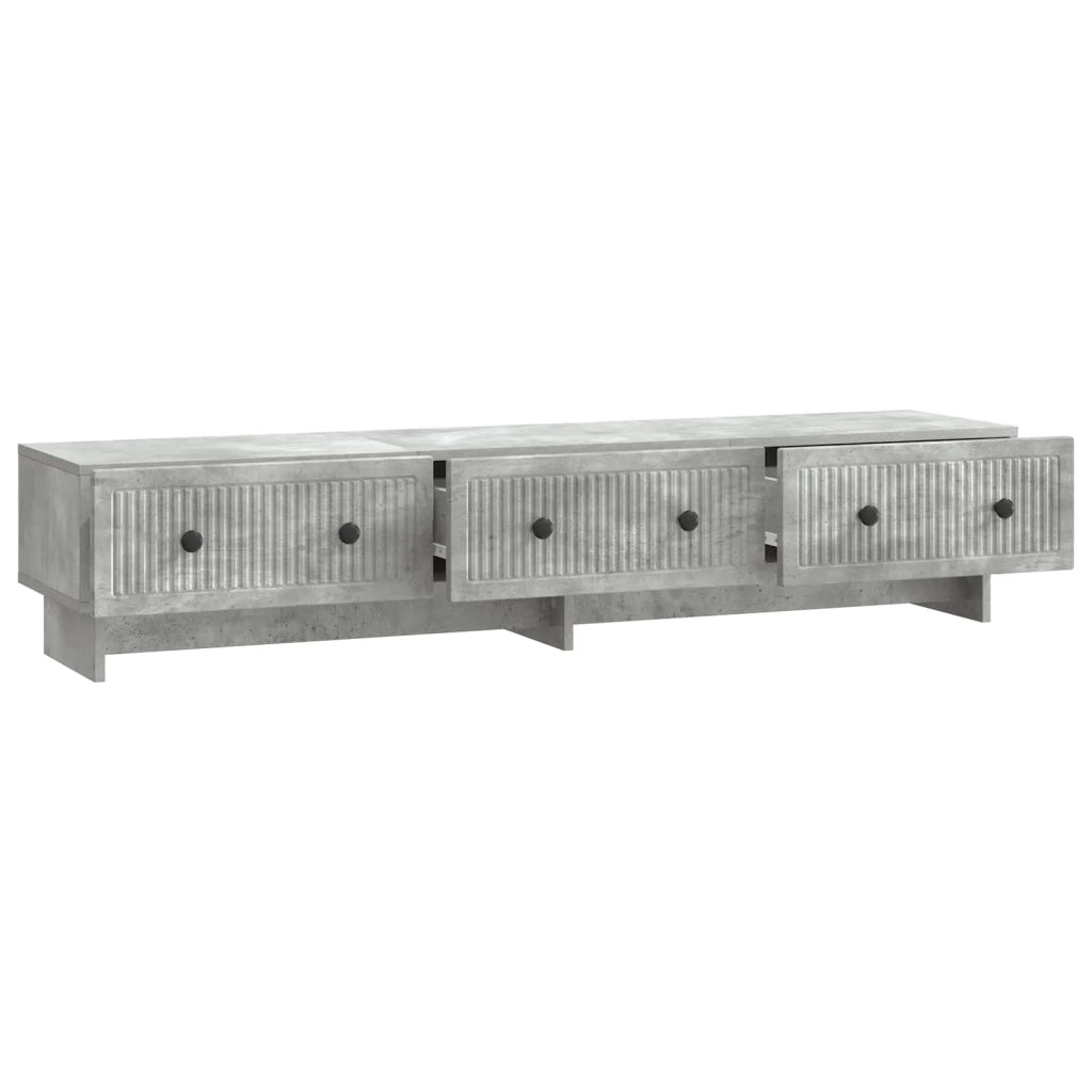 Mobile TV con cassetto-Credenza per TV Grigio Cemento 147 x 34,5 x 30 cm 689686