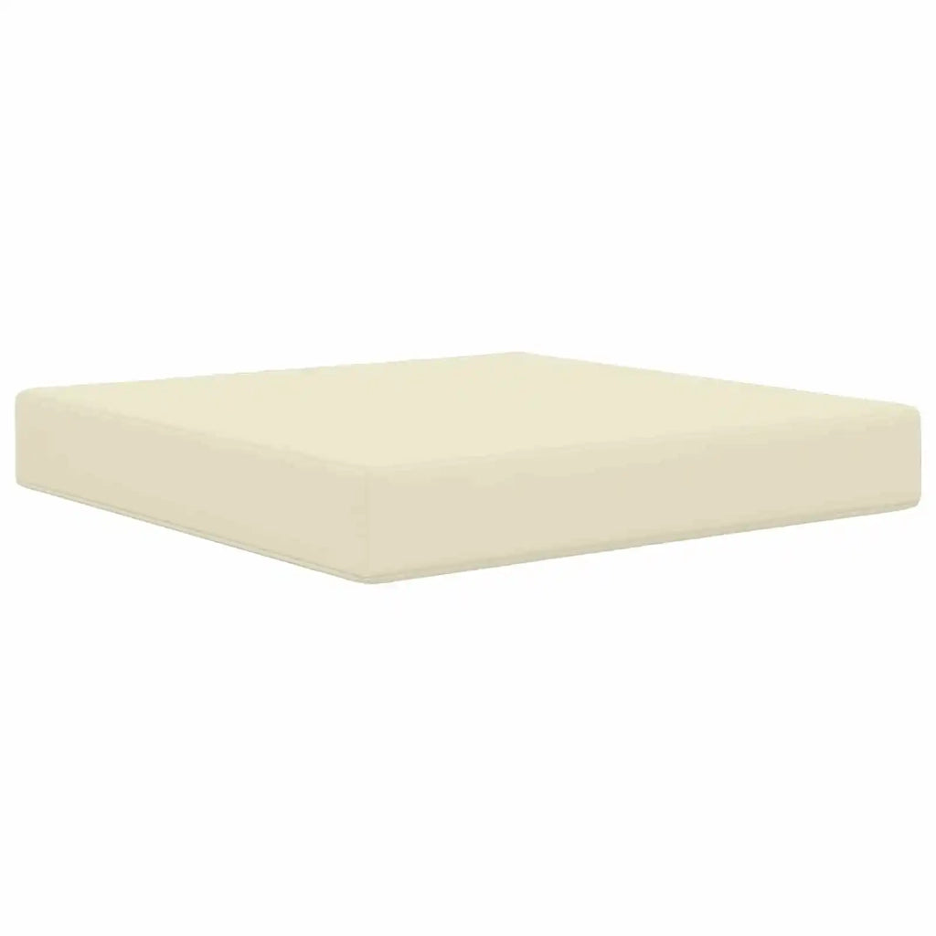 Cuscino per divano da esterno Crema 60 x 60 x 8 cm Poliestere 900695