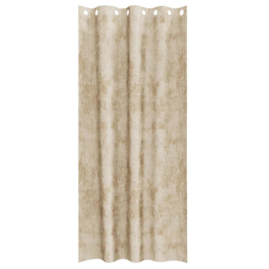 Tende in Velluto 2 pz Crema 245 x 140 cm Velluto 4107666