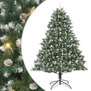 Albero di Natale Artificiale-Albero Natalizio con 300 LED Verde 240 cm 295761