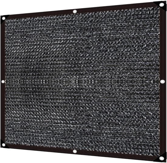 Ombrello per brodo - copertura quadrata per piante - nero - 2 x 1 metro