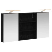 Set di Armadi da Bagno | Armadio da bagno con lo scaffale 3 pz 100 x 10,5 x 50 cm