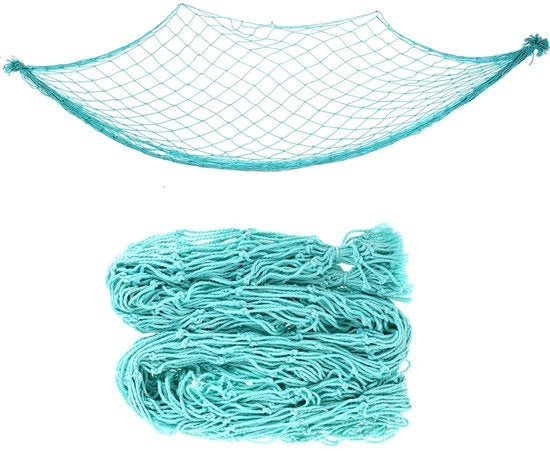 Decorazione per Parete in Legno Naturale 100x200cm - Tema Marina - Decorazione per la Stanza con Tema del Mare - Rete Decorativa a Sospensione - Stile Nautico