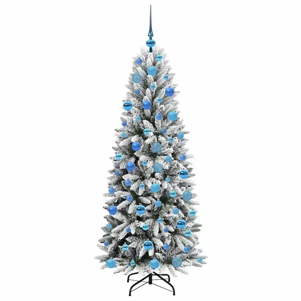 Albero di Natale | Decorazioni natalizie artificiale con 300 LED Bianco 180 cm