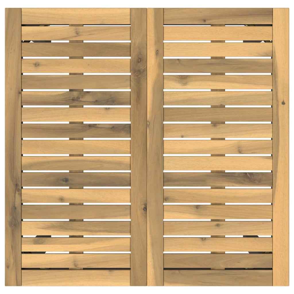 Tavolo Bar da Giardino Bianco e Nero 70 x 68,5 x 105 cm 901774