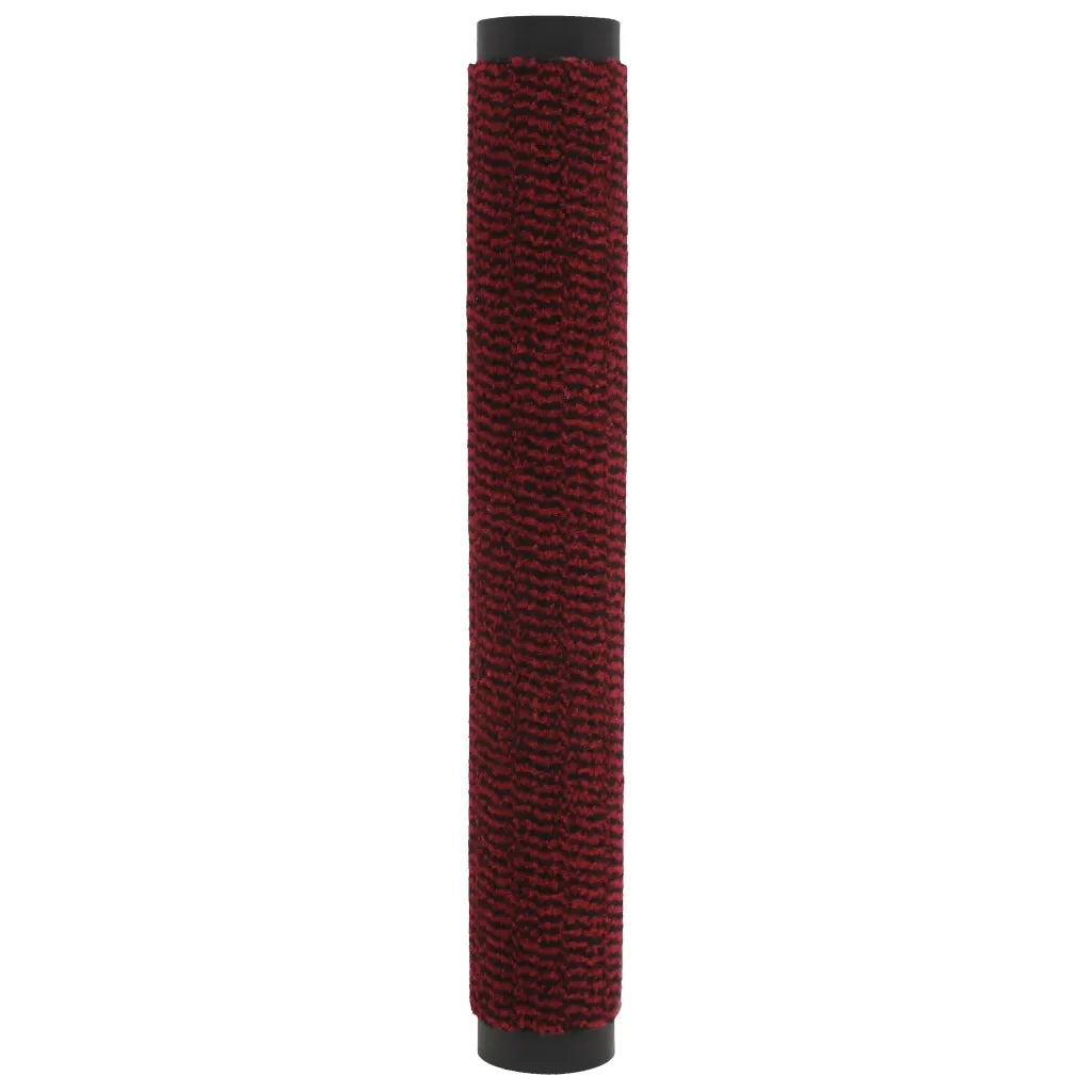 Tappeti Antipolvere 2 pz Rettangolari Trapuntati 60x90 cm Rossi 3051607